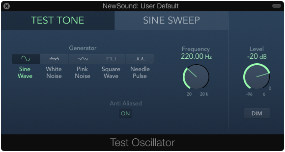 Test Oscillator
